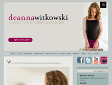 Tablet Screenshot of deannawitkowski.com